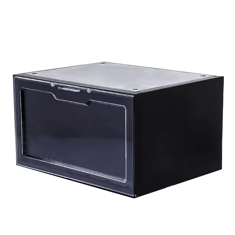 Rebrilliant Stackable Shoe Storage Box Wayfair